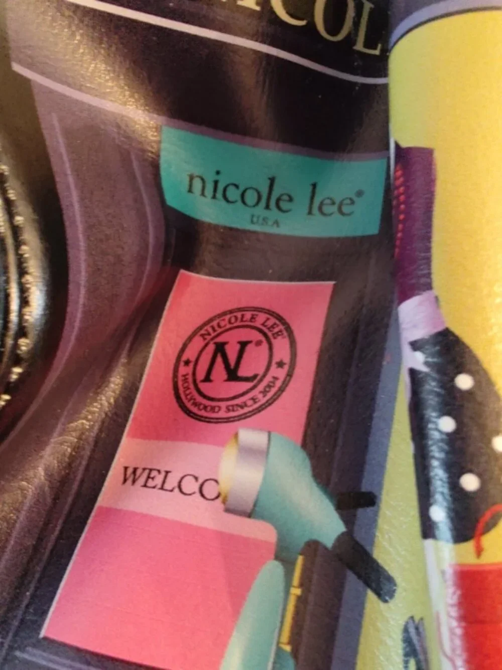 Women Nicole Lee USA Diana Tells The Story / A Day in Paris Bag with Decoration